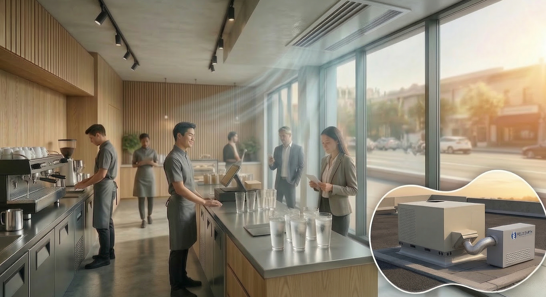 Before – comfortable, dry space